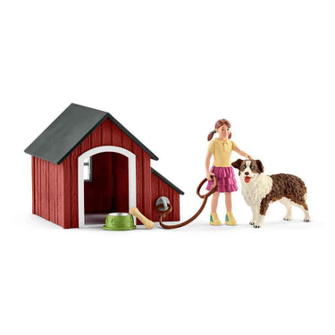 Schleich Farm World Dog Kennel